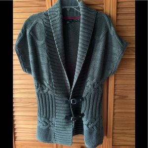 Tommy Hilfiger Dark Grey Cotton Cardigan Medium